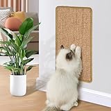 GBLAVM Kratzmatte Katze Sisal, Kratzbretter Katze 30x60cm,kratzpappe für Katzen,kratzbretter Katze,kratzbretter Katze an Wand/Sofa/Bett,kratzmöbel schutzung,cat Scratcher(1 Stück)