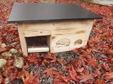 Igelhaus Neu Gebrannt (IG9) Igelhäuser Igelfutterhaus Igelhütte - Igelhaus mit Rattenklappe - mit Boden und Abnehmbarer Dachöffnung zur leichteren Reinigung