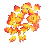 Cabilock 10st Ahornblatt Dekoratives Rattan Girlande Künstliche Blätter Timer Baum Fallen Ecke Herbstlaub Dekoration Herbstdekorationen Ahornkranz Im Herbst Herbstlaub Weinrebe Tür Plastik