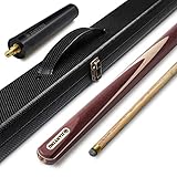AONETIGER Billard Queue 145cm Eschenholz 3 Teilig Spitzen 10mm Mit Zubehör Verlängerung Tasche/Koffer Set Zu Wählen 57' Profi Snooker Pool Cue Sticks