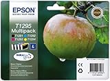 4 Tintenpatronen (T1295 MULTIPACK) für EPSON T1291 , T1292 , T1293, T1294 BX 305 F , BX 320 FW , BX 525 WD , BX 625 FWD EPSON STYLUS SX 420 W , SX 525 WD , SX-620 FW