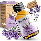 WOODFJORD Saunaaufguss Lavendel BIO 100 ml I Premium Sauna Aufgussmittel für authentische und nachhaltige Saunaerlebnisse I Saunaöl und Saunaduft I Entspannend und schlaffördernd