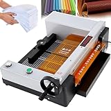 Elektrischer Papierschneider (40 mm Schnittstärke), Schnittbreite: 40–300 mm, Schnittgenauigkeit: ± 0,5 mm, Desktop-Lederschneider mit Gitterlinien, Laserpositionierung und Schnittpräzision