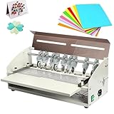 Elektrische Falzmaschine mit Positionierungsblech und präzisem Lineal zum Schneiden und Falten von Büropapier