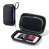 ULAK MP3 Player Hülle, Hard Travel Case Schützende Aufbewahrungs Tasche für Bluetooth MP3 / MP4-Player/Kopfhörer/iPod Touch - Schwarz
