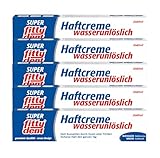 5x FITTYDENT super Haftcreme 40 g PZN 2171042 Wasserunlöslich, Zinkfrei