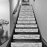 Akozon Muster Selbstklebende PVC-Treppenaufkleber, Heimdekoration | Selbstklebende Aufkleber Schritte | Werkzeuge und Heimwerker