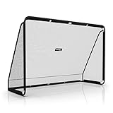 Racetex Fussballtore für Garten Kinder und Erwachsene [MODERNES Design] - Fußballtor Kinder mit Stabiler Stahlrahmen Front - Fußballtore Kinder inkl. Edelstahl Erdankern - Fußball Tor 300x200