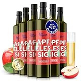 fairment Apfelessig 3 Liter - bio, naturtrüb, mit der Essig-Mutter, unpasteurisiert, lebendig und ungefiltert - Apple Cider Vinegar aus deutscher Produktion (6x 500 ml = 3 l (6er Pack))