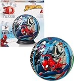 Ravensburger 11563 Ultimate Spiderman 3D 11563-Puzzle-Ball Spiderman-72 Teile-Puzzle-Ball für Erwachsene und Kinder ab 6 Jahren