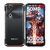 DOOGEE Blade 10 Power [2025] Outdoor Smartphone Ohne Vertrag Android 14, 24GB+256GB/TF 2TB Outdoor Handy 10300mAh/18W, 6.6'' HD+ baustellenhandy, 50MP AI Kamera,3 Card Slot/IP68/69K/NFC/GPS/Face ID