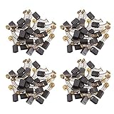 Felliserty 80 Stueck CB408 Kohlebuersten Motor 14mm x 9mm x 6mm