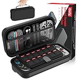 HEYSTOP Switch 2 Tasche Kompatibel mit Nintendo Switch 2 Konsolenzubehör, Neuestes Modell 2025, Switch 2 Tragetasche Hülle Protective Carrying Case für Switch 2 mit Weichem Innenfutter und Netzfach