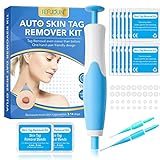 Stielwarzen Entfernen Schnell Kit, Skin Tag Remover Kit für Micro bis Large (2 mm-8 mm), sicher und schmerzlos, Schmerzfrei Stielwarzen Entfernungsgerät Sicher für die meisten Körperteile(2 Size)