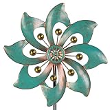 VEWOGARDEN Windspiel für Gartendekoration, klein, wasserdicht, Metall, Windräder für Hof und Garten, 94 x 25,4 cm (einzelne Klinge)