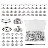 Reparatur-Set für Bootsabdeckungen | Schraubverschraubungen für Boote, Schraubverschraubungen aus Edelstahl, wetterfest, für schnelle Befestigung von Planen – IDEA