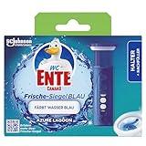 WC-Ente Frische-Siegel Starter-Set (inkl. 1 Nachfüller), körbchenloser WC-Reiniger, Azure Lagoon, 36 ml