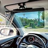 Car Sun Visor with Polarized Glare Protection, Auto-Sonnenblende mit polarisiertem Blendschutz, Auto Sonnenblende Verlängerung, Polarisierte Sonnenblende für Auto, Verstellbare Sonnenblende für Auto