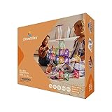 Cleverclixx Kugelbahn-Bausatz Clever in Pastellfarben 110 Teile, langlebiges Magnetspielzeug, Robustes Lernspielzeug, erweiterbare Sets, für Kinder ab 3 Jahren