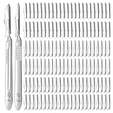 Chavisenty 150 StüCk Skalpellklingen 10 11 23 Skalpelle Chirurgische Sterile Klingen mit 10 StüCk Einwegklingen