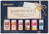 Tetesept Bäder Geschenkset Bademomente – Badezusatz Probierset mit Sichtfenster - das ideale Präsent für jeden Anlass – 1 x Wohlfühlbäder Badeset (6 x 20 ml)