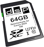 DSP Memory 64GB Professional V30 Speicherkarte für Canon IXUS 190 Digitalkamera