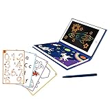 Big Minds - Maltafel Zaubertafel Buchformat | LCD Schreibtafel Kinder | Drawing Tablet Ideal Für Kinder | Maltablett Für Kinder 20 Wendbaren Zeichenvorlagen