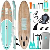 Niphean Stand up Paddle Board for Adults with SUP Zubehör, 320cm Haltbar Inflatable Paddle Boards for Adults Aller Fähigkeitsniveaus, Sup Board, Stand up Paddling Board mit Sitz, Paddleboard
