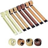 8 Stück Magic Haar Dutt Maker French Twist Hair Bun Maker Magisches Hairstyle Hilfe Dutt Band für Damen Kinder Dutt Haar Zubehör (Braun Hellbraun Dunkelbraun Blond)