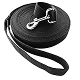 10m Schleppleine für Hunde, Schleppleine für Kleine Hunde, Ausbildungsleine, Robuste Nylon Hundeleine, Lange Hundeleine für Training und Outdoor, Ideal zum Spielen, Campen oder für den Garten