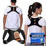 DONNER KRAFT Haltungskorrektur Herren Damen Innovativer Rückenstützgürtel: Back Posture Haltung Korrektur Gurt für Herren und Damen - Verstellbare und Atmungsaktive Haltungstrainer (XL-XXL)