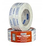 Blue Dolphin 30 Tage Profi-Putzband Abdeckband Stuckateurband für Putz Stein Beton Ziegel Holz (48 mm x 20 m)