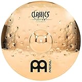 Meinl Cymbals Classics Custom Extreme Metal Crash — 18 Zoll (Video) Schlagzeug Becken (45,72cm) B12 Bronze, Brilliantes Finish (CC18EMC-B)