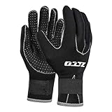 ZCCO 3mm Neoprenanzug Handschuhe Thermohandschuhe Männer Herren Anti-Rutsch-Handschuhe für Frauen Schwarz (3mm, S)