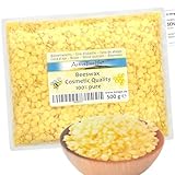 ActiveTimeLife® Bienenwachs Pastillen gelb | Premium | 500 g ideal für Kosmetik Kerzen Cremes Salben Seifen Wachstücher - Nachfüllpack