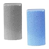 WRITWAA 2 Stück Bimsstein Fußpflege Pumice Stones zur Hornhautentfernung und Abgestorbener Haut Effektives Callus Remover Werkzeug für Frauen Männer und Senioren zur Fersenreparatur und