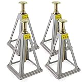 MS Point Aluminium-Achsständer Stützständer für Camping-Wohnwagen-Anhänger 3600 kg 3,6T – 900 kg pro Ständer