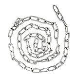 DRESSOOS Edelstahl Hundekette 4 Meter 2mm Heavy Duty Zugkette Für Haustiere Langlebige Ketten Für Den Einsatz Industrie Und Outdoor Rostfreies Material Ideale Hoist Chain