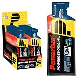 Powerbar - PowerGel Original - Black Currant - 24x41g - High Carb Energie Gel - Natrium - 50mg Koffein