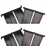 Nqyjm Solar-Panel für Poolheizung 4 Stück 80x620 cm