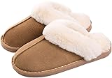 Damen Hausschuhe Herren Pantoffeln Winter Warme Weiche Slippers Plüsch Flauschige Flache Schuhe