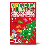 Tony's Chocolonely - Schokolade Weihnachten Adventskalender - 24 Tage - 10 Sorten Tiny Tony's - Viel Vorfreude - Weihnachtsgeschenke - Vegetarisch - Belgian Fairtrade Chocolate