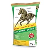 JOSERA Kraut & Rüben Energie (1 x 15 kg) | PFERD | Premium Pferdefutter | Energiemix der Extraklasse - effizienter Muskelaufbau dank Pflanzenproteinen | getreidefrei | stärkereduziert | 1er Pack