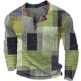 SRZYMJ Poloshirt Herren Langarm Klassisches Polohemd Slim Fit Regular Tennis T-Shirt Basic T-Shirt Ärmel Hemd Polos Herren T Shirt Langarm Herren Blau Grün Hemd Langarm XXL