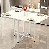 Massivholz-Tisch mit Blättern für kleine Räume, faltbarer Küchentisch mit erweiterbarem Design, multifunktionaler Holzklapptisch, platzsparende Möbel für Küche, Wohnzimmer, verstellbar