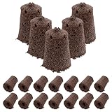 NUOBESTY 30 Stück Hydroponik Pflanzenstarter Kokosfasersubstrat Hydroponische Anzuchterde mit Hoher Wasserspeicherung und Sauerstoffgehalt Gartenzubehör für Schnelles Wurzelwachstum und