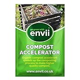 Envii Compost Accelerator - Bio Kompostbeschleuniger - Schnellkomposter mit Mikroorganismen Kompost Beschleuniger Garten Starter - 12 Tabs