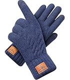 CHENMEI Winterhandschuhe Strickhandschuhe für Herren Damen - Touchscreen Wollhandschuhe, Warme Winterhandschuhe mit Fleecefutter,Wintergeschenke Outdoor für Männer und Frauen