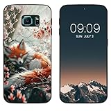 WUACYEAMING für Samsung Galaxy S6 Edge Hülle,Mode Schutzhülle Schwarz Handyhülle mit Aesthetic Muster Weich Silikon Dünn TPU Stoßfeste Kratzfest Schutzhülle Cover-Zoro