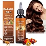 100% Reines B-atanaöl Kürbiskernöl für Haarwachstum, B-atanaöl mit Rosmarinöl, Kürbiskernöl, Rizinusöl für Haare und Kopfhaut Pflege, Fördert Gesundes Haar (100ml, 1PC)